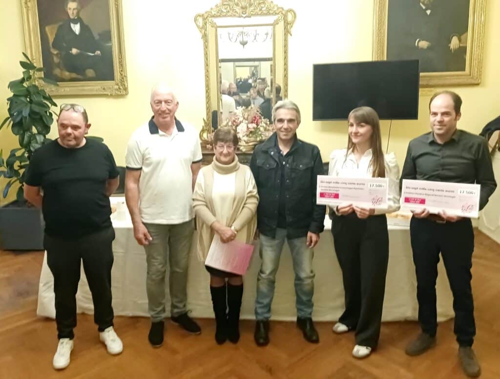 Jeudi 13 novembre 2025, mairie de Saint-Gaudens, Franck Daure, Pascal Bories, Arminda Antunes, Jean-Yves Duclos, Manon Sirop, Alexandre Abgrall.