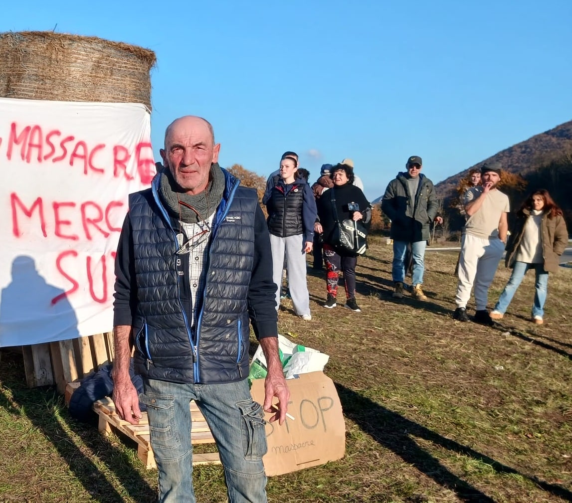 Christian Puissegur:" Cela fait 43 ans que je suis agriculteur. Je suis fier d’être agriculteur et je le resterai».