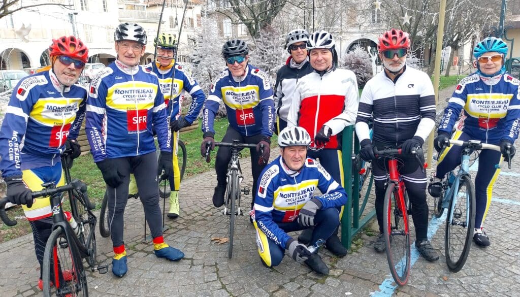 Ni la préparation du loto, ni le froid ne pourraient empêcher les sorties des cyclos montréjeaulais.
