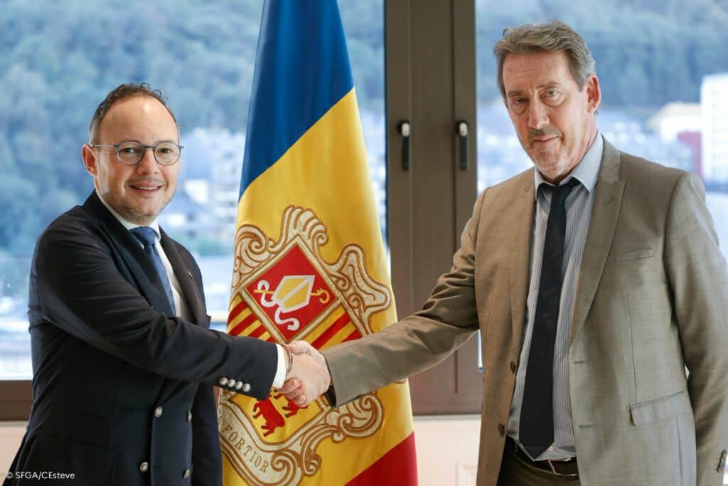 Le chef du gouvernement andorran Xavier Espot et le préfet de région Fabrice Rigoulet-Roze ont coprésidé, vendredi 16 octobre à Andorre-la-Vieille, la dixième édition du Dialogue transfrontalier Andorre-Occitanie.